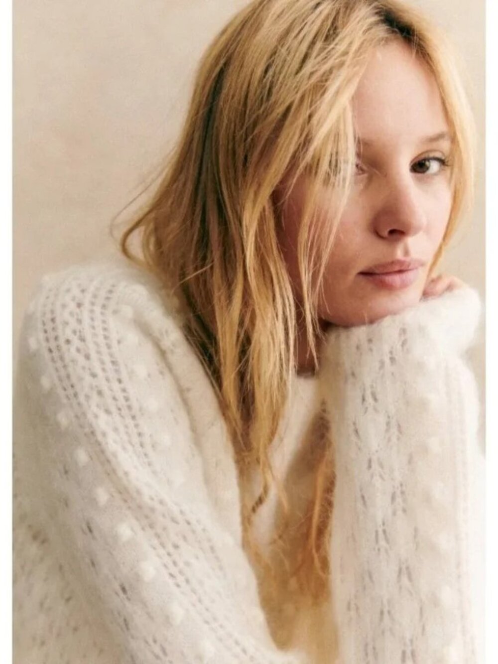Sezane Come Jumper in Ecru size M NWT - Picture 2 of 13